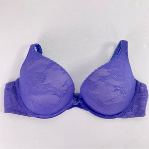 Victoria’s Secret Body By Victoria Push‎ Up Bra Blue Purple Lace Underwire